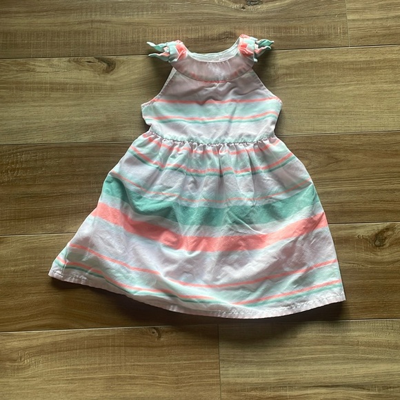 Gymboree Teal, Cora and White Spring and Summer Dress - Picture 1 of 9